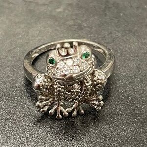 Felicia Designs Frog Prince Sterling Silver Ring